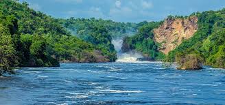 glittering waters of Murchison falls